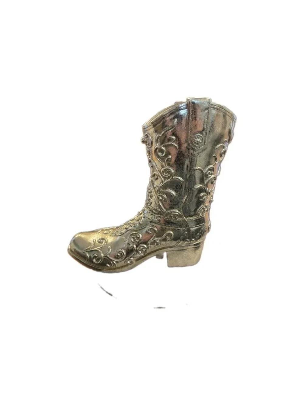New Large Metallic Gold Western Cowboy Cowgirl Rustic Country Figurine Statue